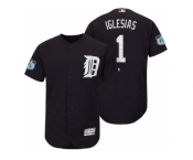 Men's Detroit Tigers #1 Jose Iglesias 2017 Spring Training Flex Base Authentic Collection Stitched Baseball Jersey