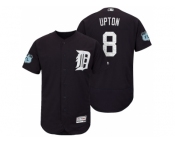 Men's Detroit Tigers #8 Justin Upton 2017 Spring Training Flex Base Authentic Collection Stitched Baseball Jersey