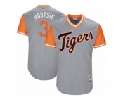 Men's Detroit Tigers Ian Kinsler #3 Bootsie Majestic Gray 2017 Players Weekend Authentic Jersey