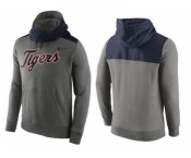 Men's Detroit Tigers Nike Gray Cooperstown Collection Hybrid Pullover Hoodie