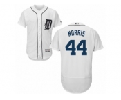 Men's Majestic Detroit Tigers #44 Daniel Norris White Flexbase Authentic Collection MLB Jersey