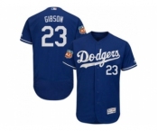 Los Angeles Dodgers #23 Kirk Gibson Blue Flexbase Authentic Collection Stitched Baseball Jersey