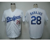 mlb jerseys los angeles dodgers #28 barajas white