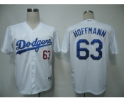 mlb los angeles dodgers #63 hoffmann white
