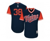 Men's 2017 Little League World Series Twins Chris Gimenez #38 G Navy Jersey