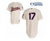 Men's Majestic Minnesota Twins #17 Jose Berrios Authentic Cream Alternate Cool Base MLB Jersey