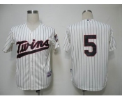 mlb minnesota twins #5 cuddyer cream(blue strip)