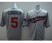 mlb minnesota twins #5 cuddyer grey(50th)