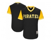 Men's 2017 Little League World Series Pittsburgh Pirates Black Jersey
