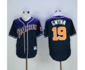 Men's San Diego Padres #19 Tony Gwynn Blue 1978 Mitchell & Ness Throwback Jersey