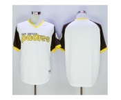 San Diego Padres Blank White 1978 Turn Back The Clock Stitched Baseball Jersey