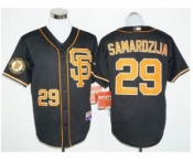 San Francisco Giants #29 Jeff Samardzija Black 2016 Cool Base Stitched Baseball Jersey
