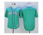 Seattle Mariners Blank Green New Cool Base Stitched Baseball Jersey