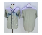 Seattle Mariners Blank Grey New Cool Base Stitched Baseball Jersey