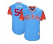 Men's 2017 Little League World Series Rangers #54 Andrew Cashner Cash Light Blue Jersey