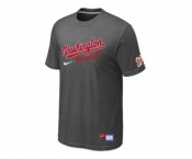 MLB Washington Nationals D.Grey Nike Short Sleeve Practice T-Shirt
