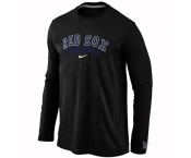 Boston Red Sox Long Sleeve T-Shirt Black