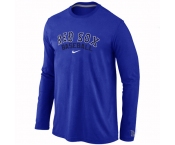 Boston Red Sox Long Sleeve T-Shirt Blue