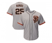 Youth San Francisco Giants #25 Barry Bonds Grey Road 2 Cool Base Stitched MLB Jersey