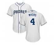 Youth San Diego Padres #4 Wil Myers White Cool Base Stitched MLB Jersey