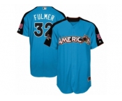 Youth Majestic Detroit Tigers #32 Michael Fulmer Authentic Blue American League 2017 MLB All-Star MLB Jersey