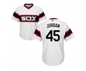 Youth Chicago White Sox #45 Michael Jordan White Alternate Home Cool Base Stitched MLB Jersey