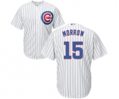 Youth Majestic Chicago Cubs #15 Brandon Morrow Authentic White Home Cool Base MLB Jersey