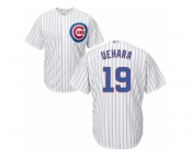 Youth Majestic Chicago Cubs #19 Koji Uehara Authentic White Home Cool Base MLB Jersey