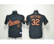 youth mlb jerseys baltimore orioles #32 wieters black (Cool Base)
