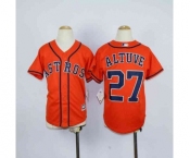 youth mlb jerseys houston astros #27 altuve orange