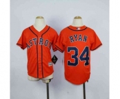 youth mlb jerseys houston astros #34 ryan orange