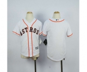 youth mlb jerseys houston astros blank white