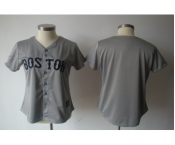 women mlb jerseys boston red sox blank grey