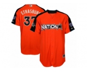 Youth Majestic Washington Nationals #37 Stephen Strasburg Replica Orange National League 2017 MLB All-Star MLB Jersey