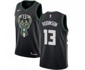 Women's Nike Milwaukee Bucks #13 Glenn Robinson Swingman Black Alternate NBA Jersey - Statement Edition