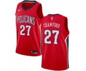 Women's Nike New Orleans Pelicans #27 Jordan Crawford Swingman Red Alternate NBA Jersey Statement Edition