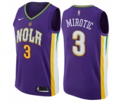 Women's Nike New Orleans Pelicans #3 Nikola Mirotic Swingman Purple NBA Jersey - City Edition