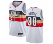 Women's Nike New Orleans Pelicans #30 Julius Randle White Swingman Jersey - Earned Edition