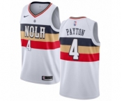 Women's Nike New Orleans Pelicans #4 Elfrid Payton White Swingman Jersey - Earned Edition