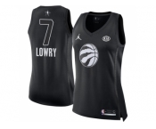Women Nike Toronto Raptors #7 Kyle Lowry Black NBA Jordan Swingman 2018 All-Star Game Jersey