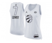 Women Nike Toronto Raptors #7 Kyle Lowry White NBA Jordan Swingman 2018 All-Star Game Jersey