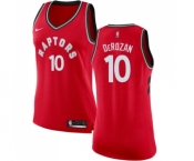 Women's Nike Toronto Raptors #10 DeMar DeRozan Swingman Red Road NBA Jersey - Icon Edition