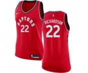 Women's Nike Toronto Raptors #22 Malachi Richardson Authentic Red NBA Jersey - Icon Edition