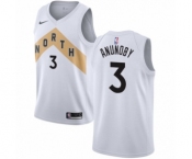 Women's Nike Toronto Raptors #3 OG Anunoby Swingman White NBA Jersey - City Edition