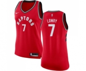 Women's Nike Toronto Raptors #7 Kyle Lowry Swingman Red Road NBA Jersey - Icon Edition