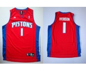 nba detroit pistons #1 iverson red[swingman] [iverson]