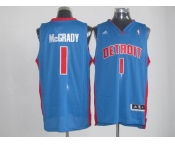 nba detroit pistons #1 mcgrady blue[swingman] [mcgrady]
