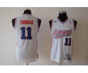 nba detroit pistons #11 thomas white[swingman]