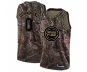 Youth Nike Detroit Pistons #0 Andre Drummond Swingman Camo Realtree Collection NBA Jersey