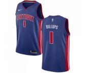 Youth Nike Detroit Pistons #1 Chauncey Billups Swingman Royal Blue Road NBA Jersey - Icon Edition